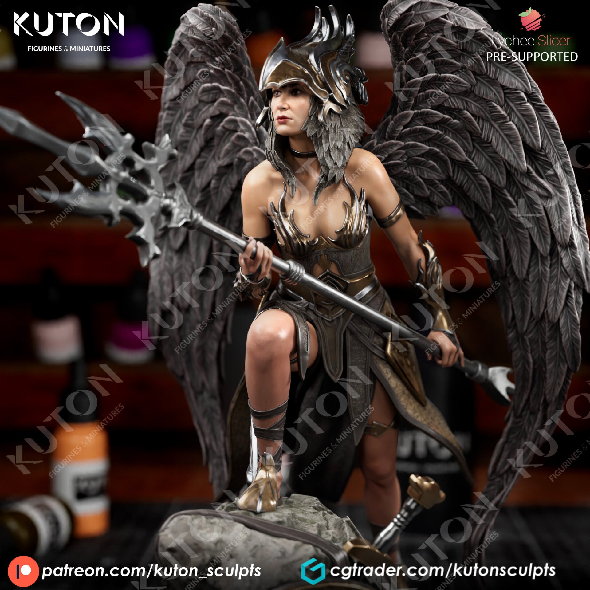 Alwina - Figurine - by Kuton Figurines