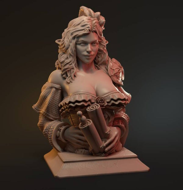 Mortsana - Bust - 150% - heigth 82mm - by Mythreal Games
