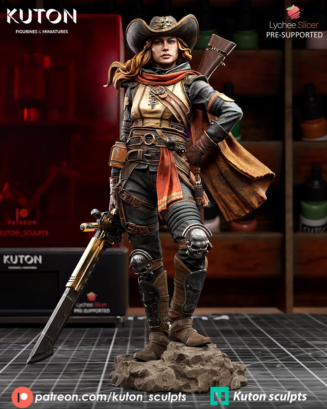 Crankshot - Figurine 203 mm  - by Kuton Figurines