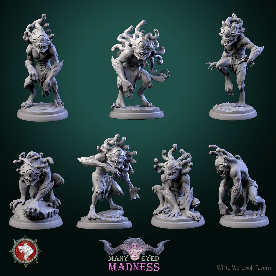 Many Eyed Madness - Morph Eyes set 7x - 32mm