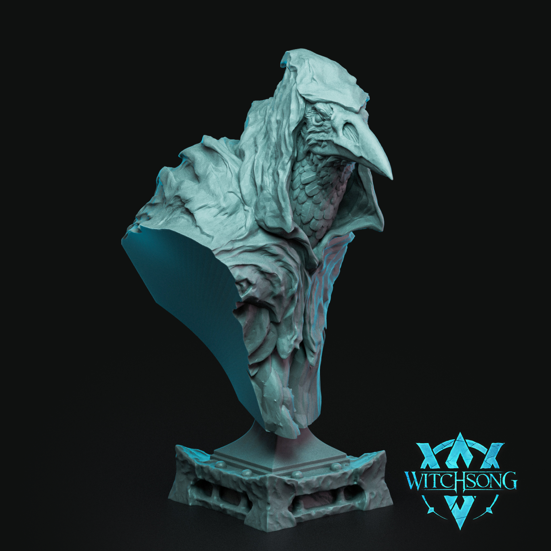 Death Bust by Witchsong Miniatures