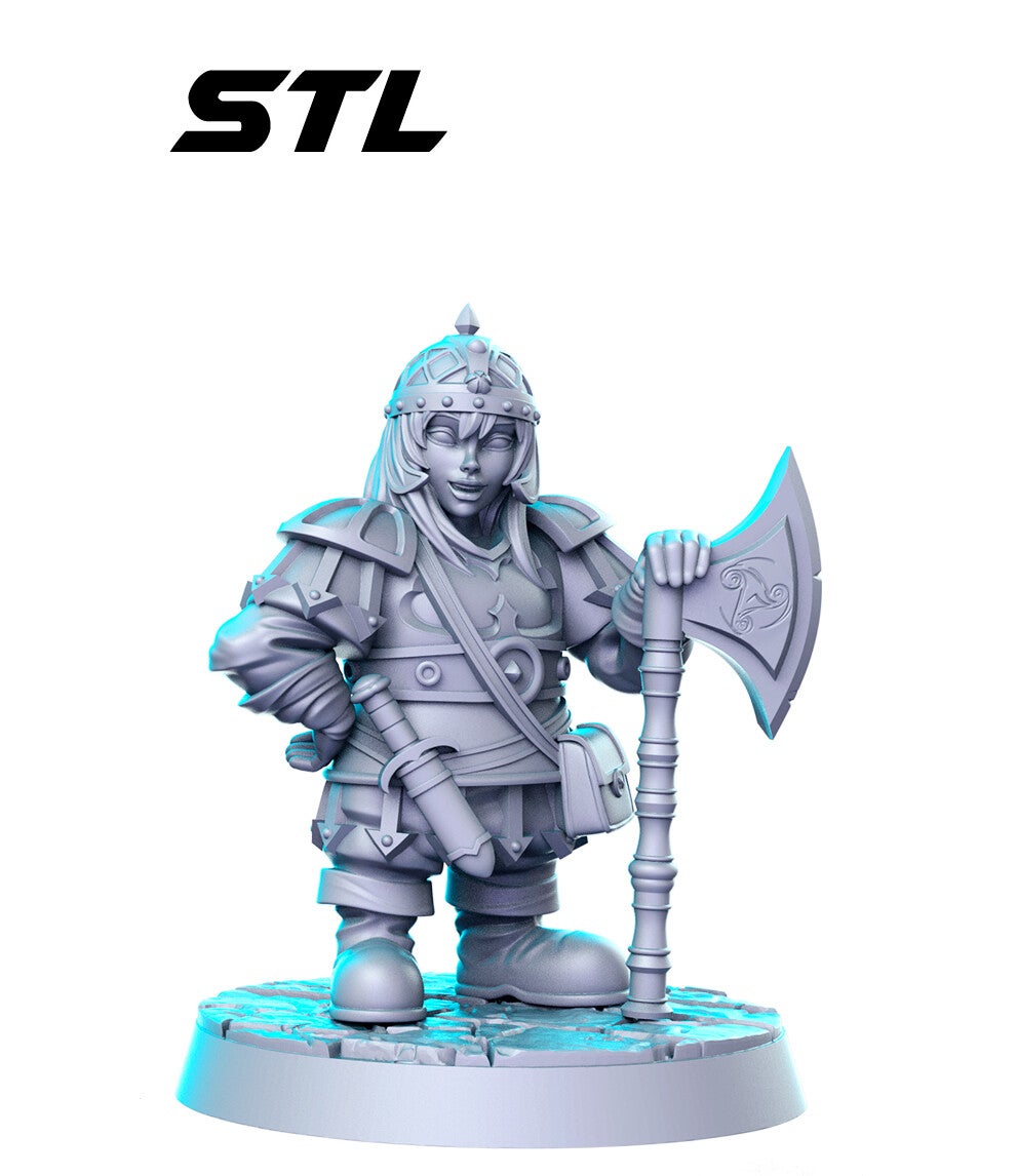 Myth Quest - Dwarf - 32mm - by RN-Estudio