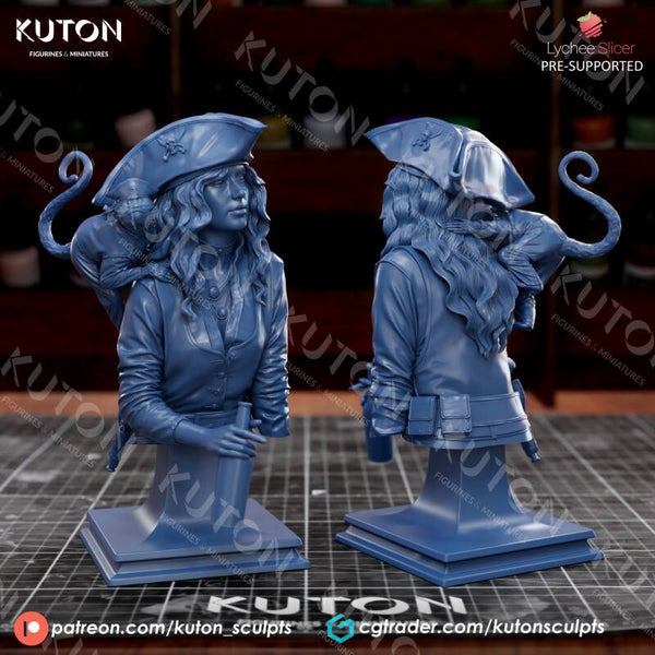 Captain Lyra - Bust - by Kuton Figurines