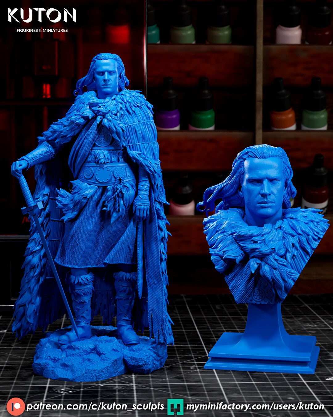 Connor McLeod - Bust - by Kuton Figurines