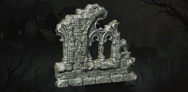 The Forsaken Ruins - Ruins 07 - Scenery - 28/32mm - by Lita Minis