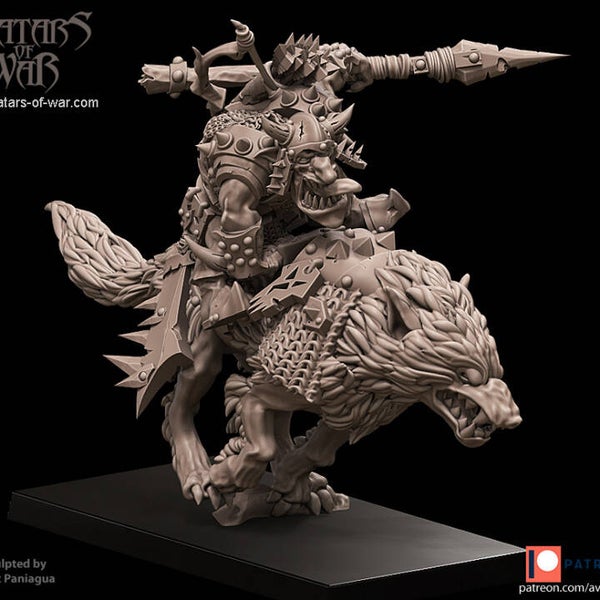 Goblin Wolfrider 1 - By Avatars of War