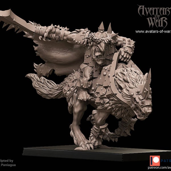 Goblin Wolfrider 3 - By Avatars of War