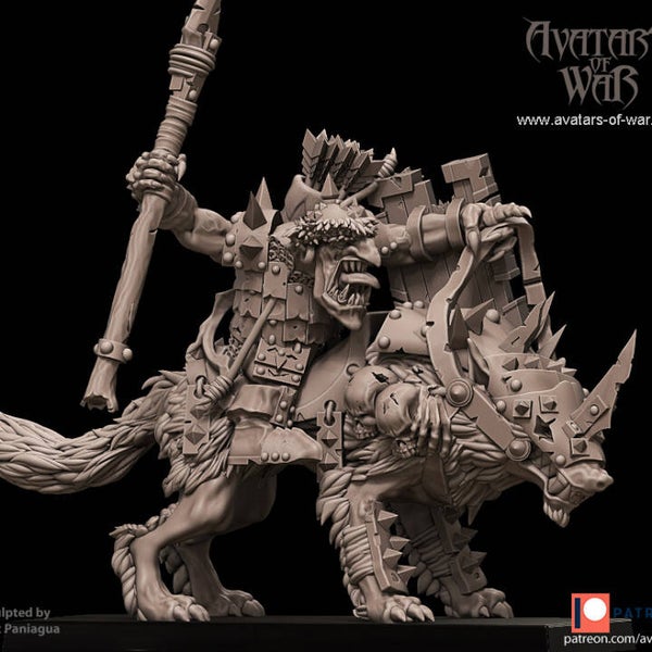 Goblin Wolfrider 4 - By Avatars of War