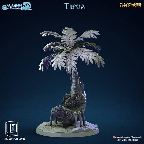 Maori Mythos "Tipua Coconut Tree" - Scale 32mm Large - by Clay Cyanide