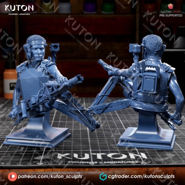 Private Vasquez - Bust - by Kuton Figurines