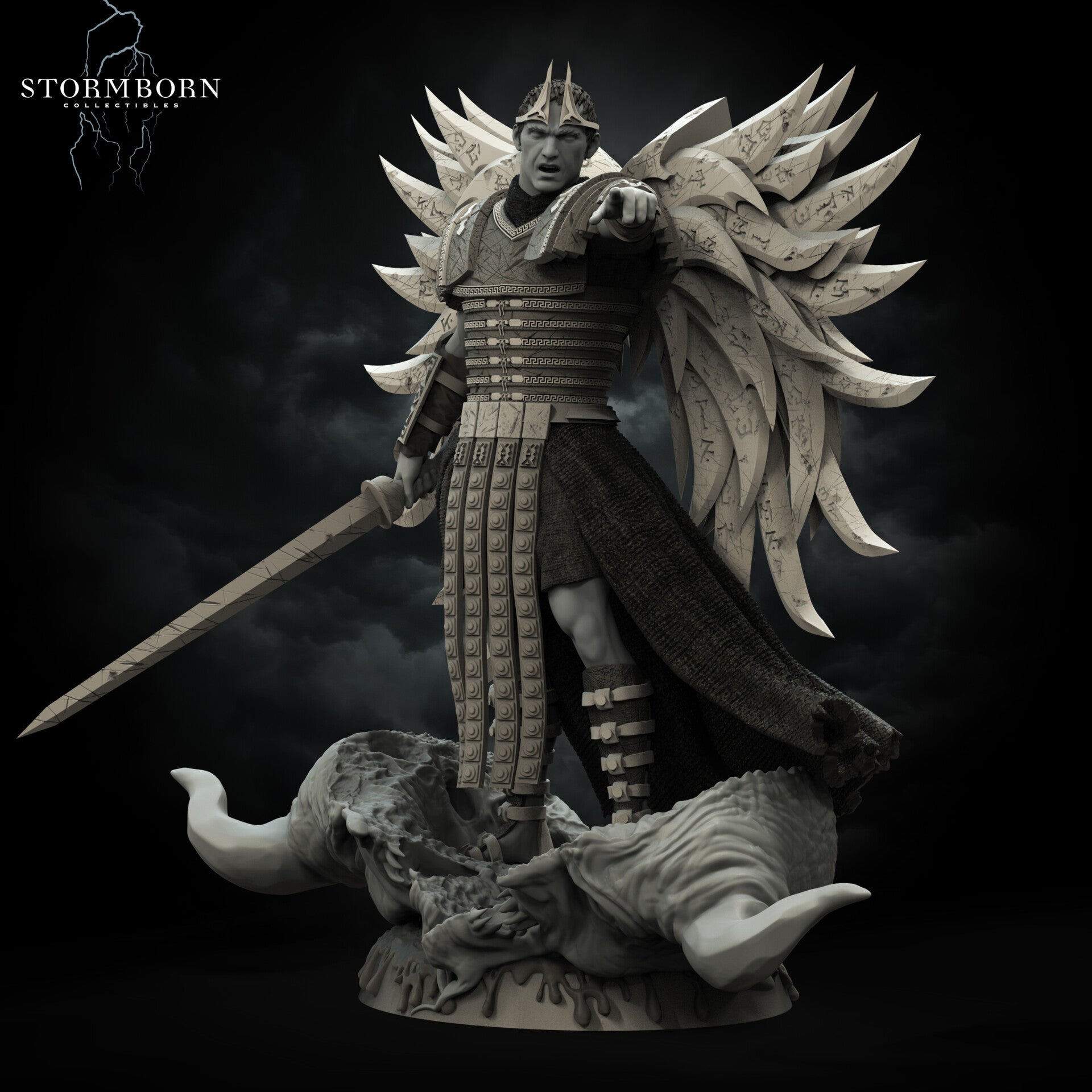 Jarek, Angelic General - Scale 75mm - by Stormborn Collectibles