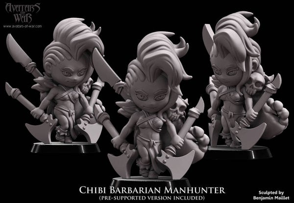 Barbarian Manhunter Chibi - By Avatars of War