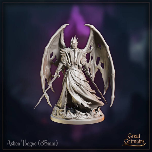 Dark Messiah - Ashen Tongue - 32mm - by Great Grimoire