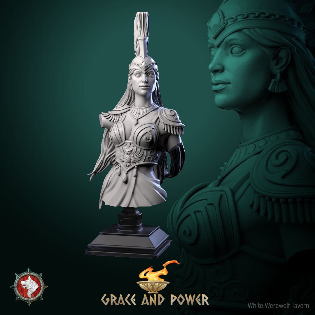 Grace and Power - Athena  - Bust