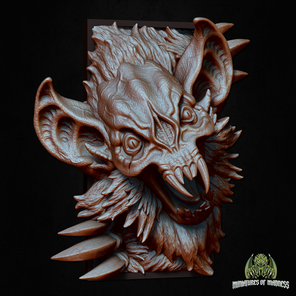 Hold My Booknook - Bat - by Miniatures of Madness