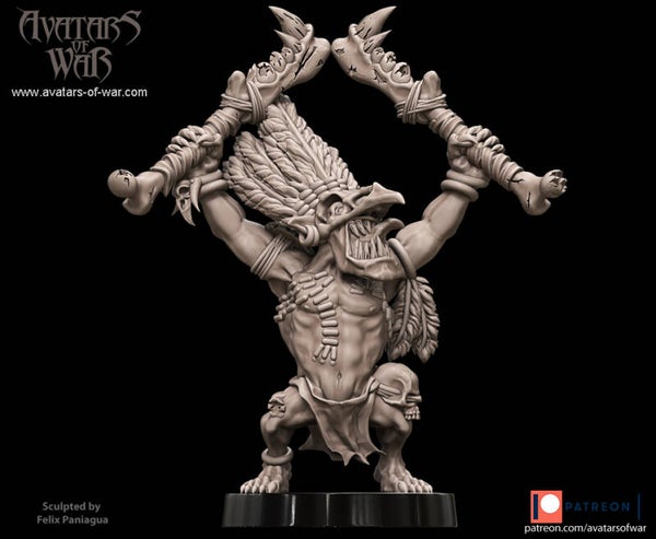 Forest Goblin Chief 1 - By Avatars of War