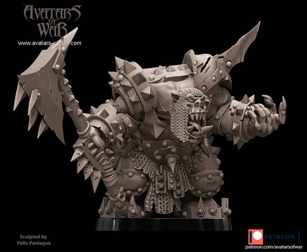Black Orc Boss 5 - By Avatars of War