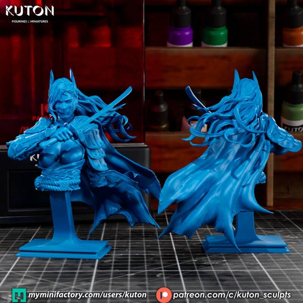 Bat Girl Ronin - Bust - by Kuton Figurines