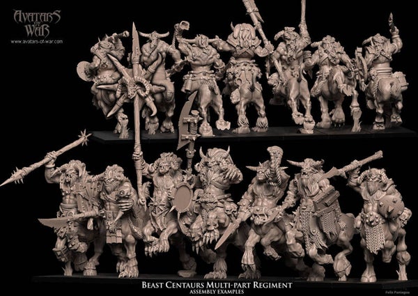 Beast Centaurs 8x Multipart kit - By Avatars of War