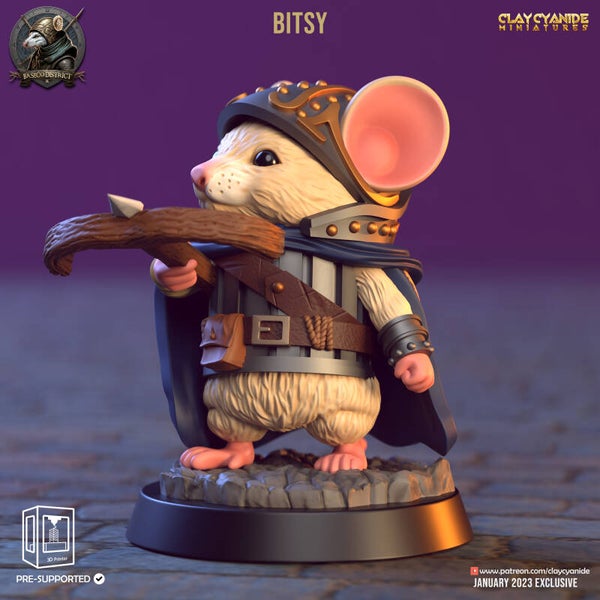 Baseco Distric - Bitsy - 32mm - by Clay Cyanide