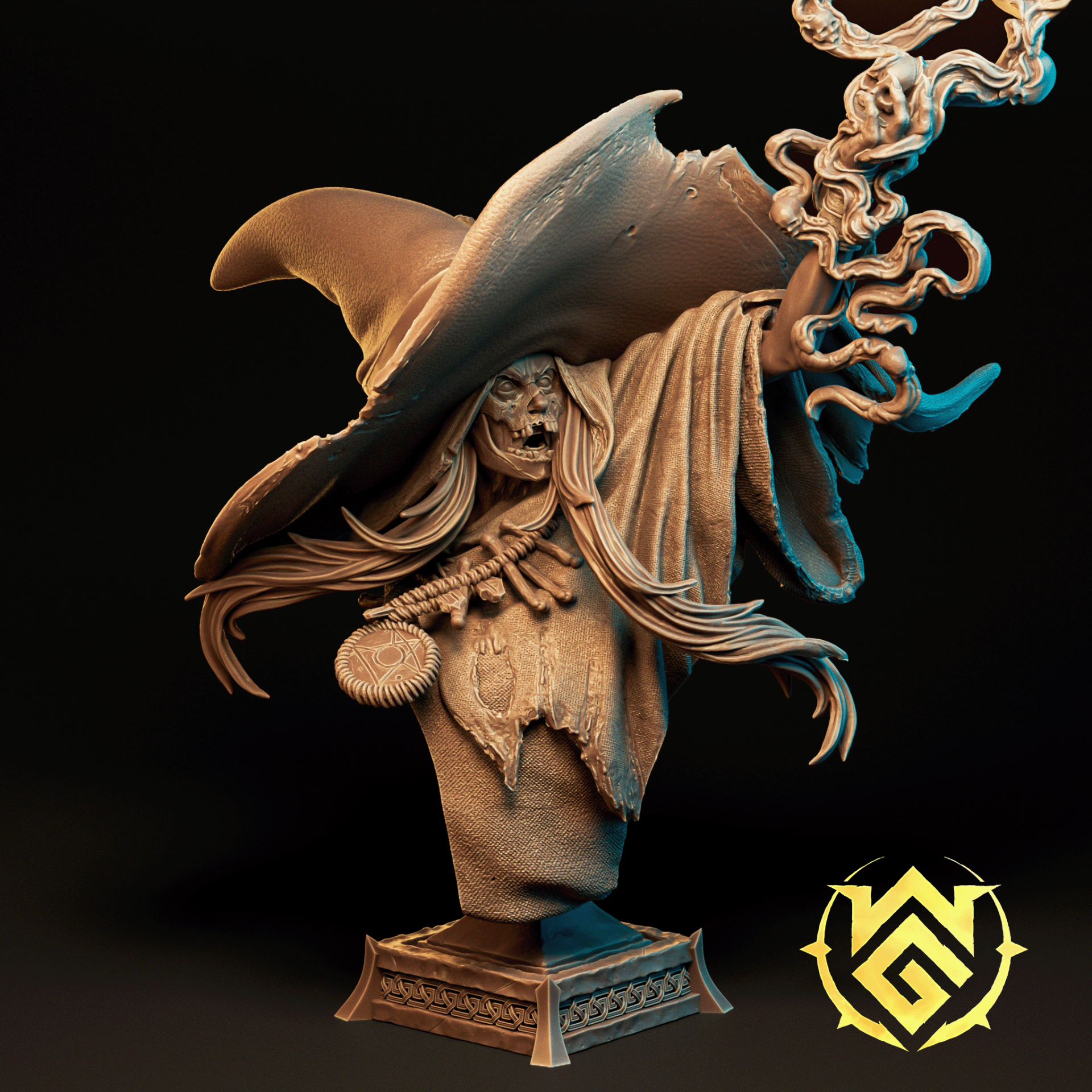 Blight Crone - Bust - by WitchGuild