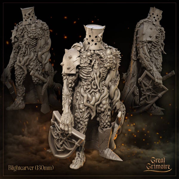 Shadows of the Frontline - Blightcarver - 32mm (Giant 130mm)- by Great Grimoire