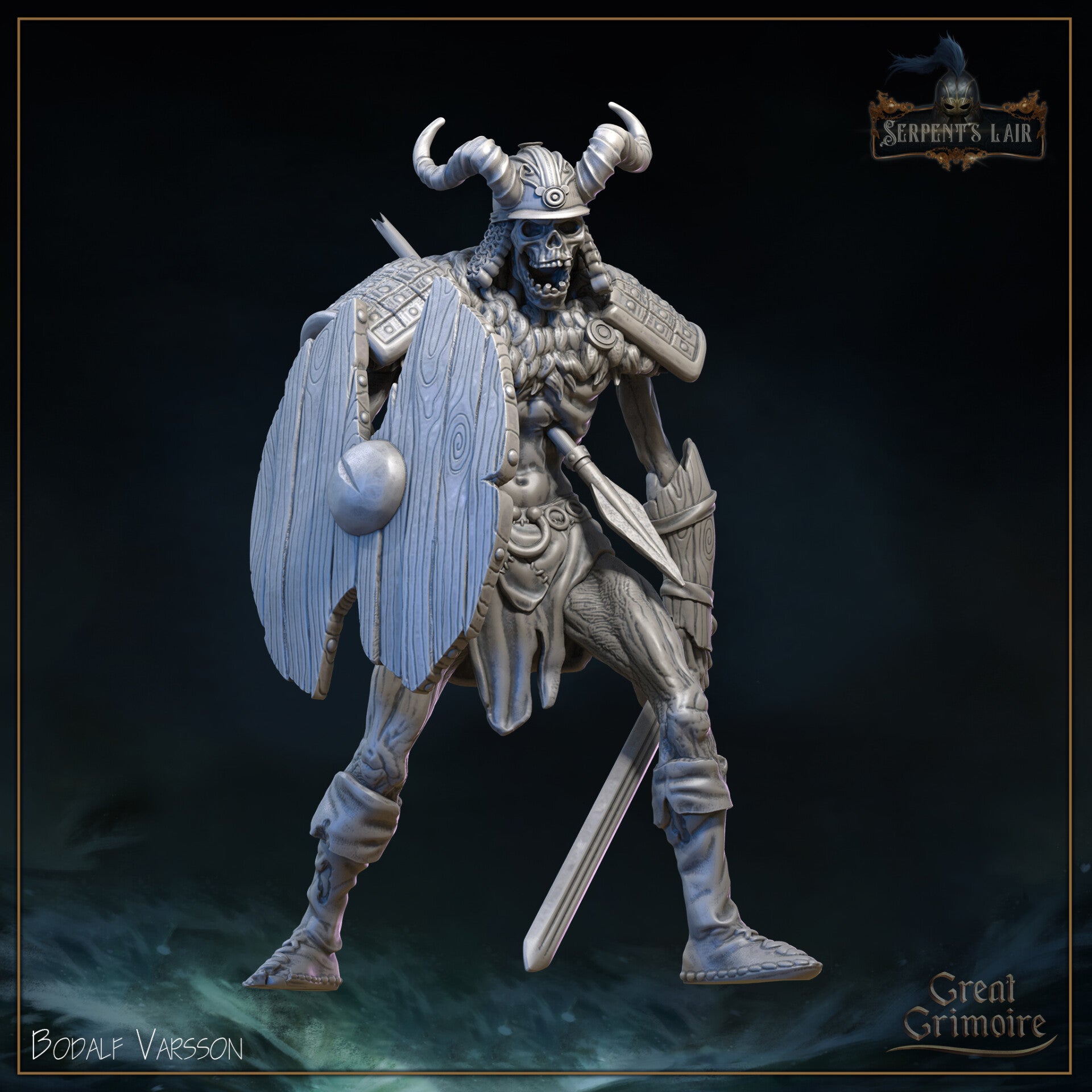 Serpents Lair - Bodalf Varsson - 32mm - by Great Grimoire