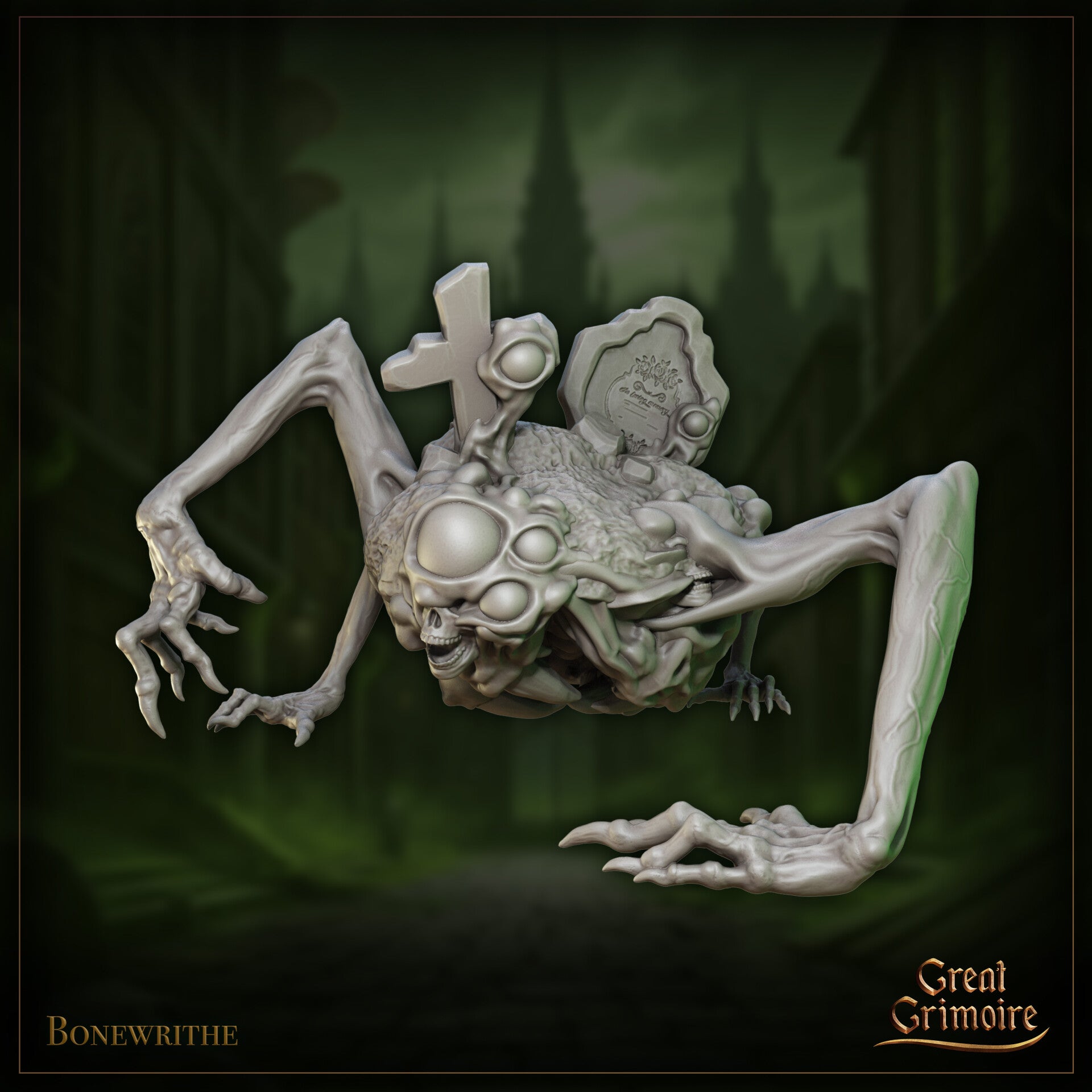 Whispers of the Riot - Bonewrithe - 32mm - by Great Grimoire