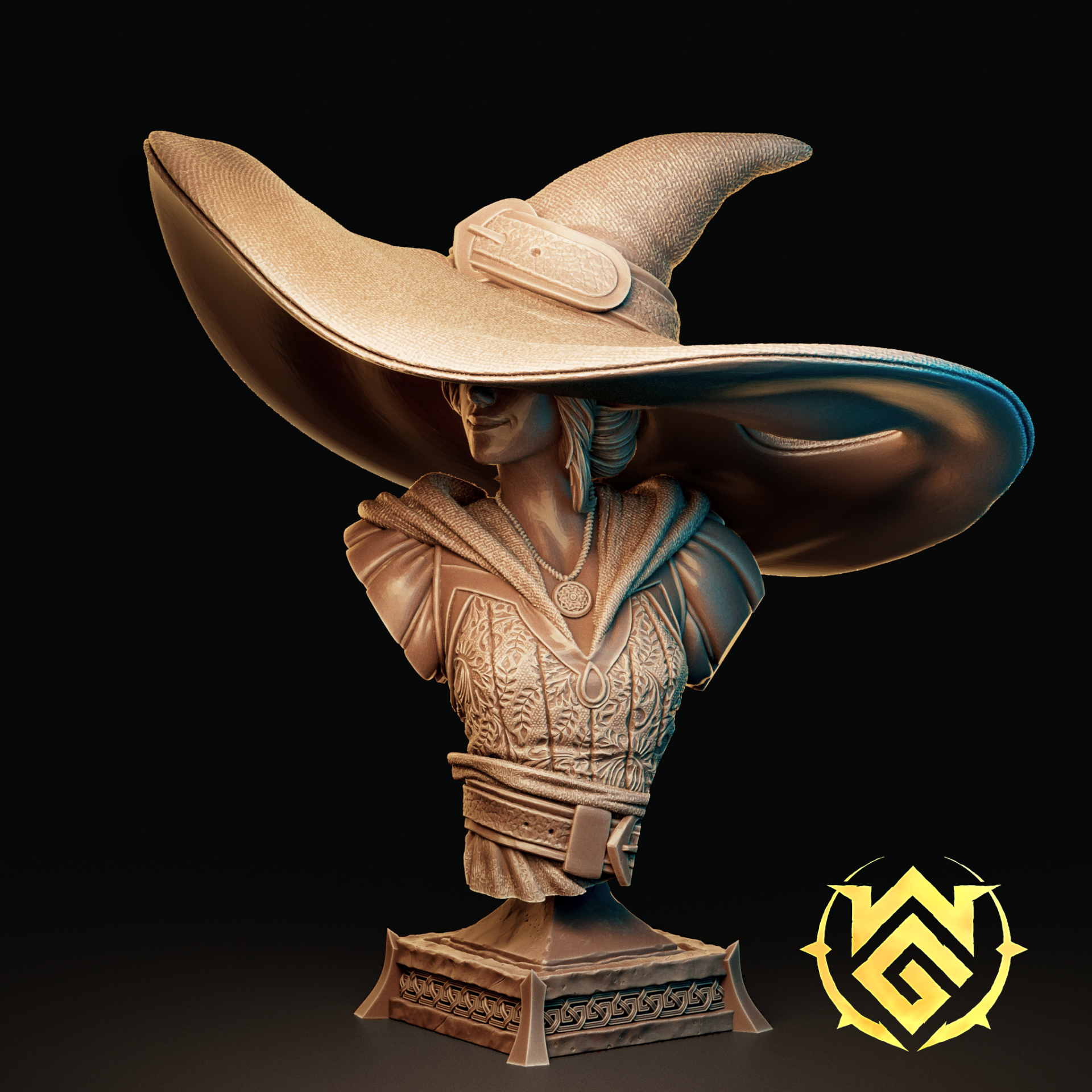 Brim Wizard - Bust - by WitchGuild