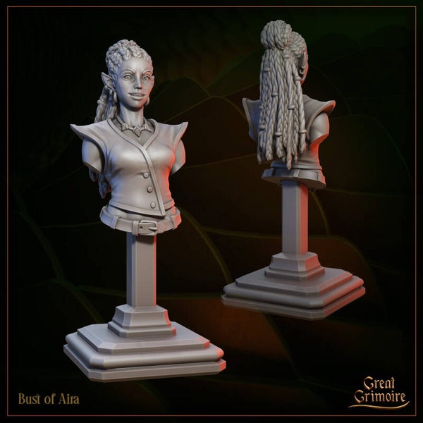 Wing Forge - Aira - Bust - by Great Grimoire