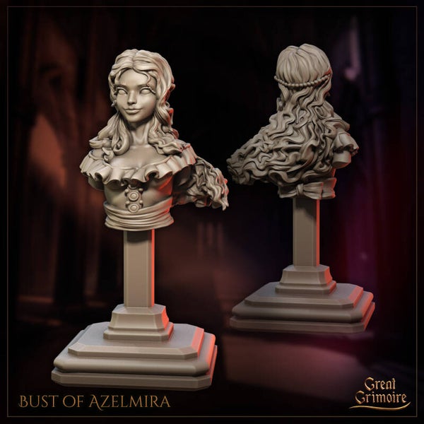 Cathedral of Shadows - Azelmira - Bust - by Great Grimoire
