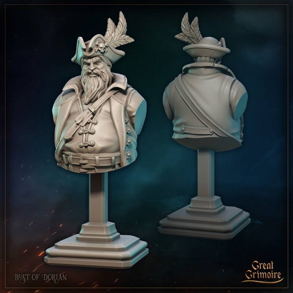 Flotsam Tides - Dorian Silverhand Reed - Bust - by Great Grimoire