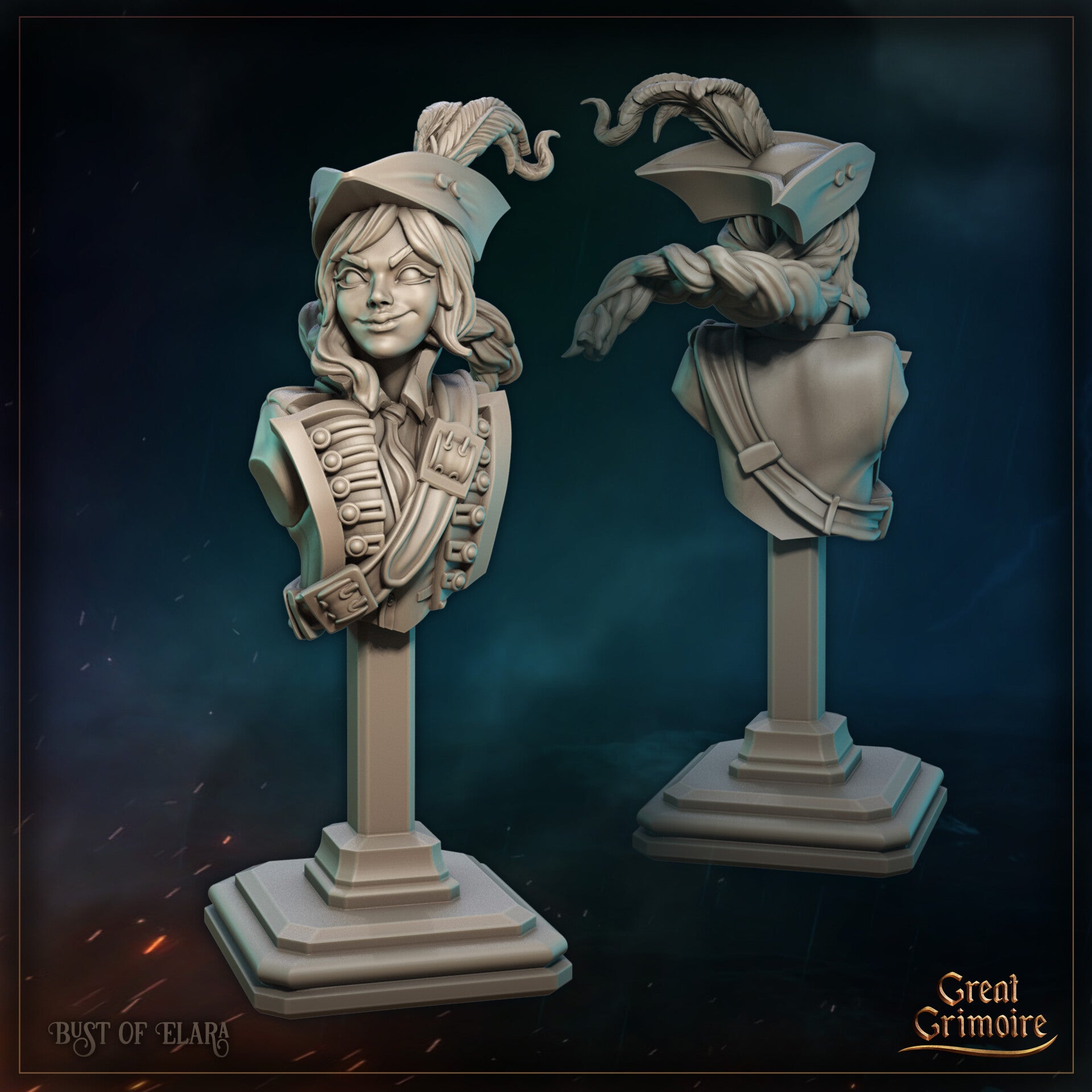 Flotsam Tides - Elara Swiftwind - Bust - by Great Grimoire