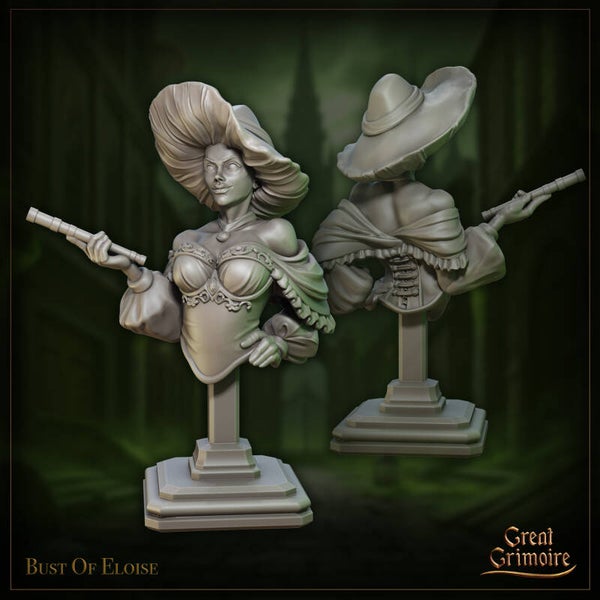 Whispers of the Riot - Eloise Drake - Bust - by Great Grimoire