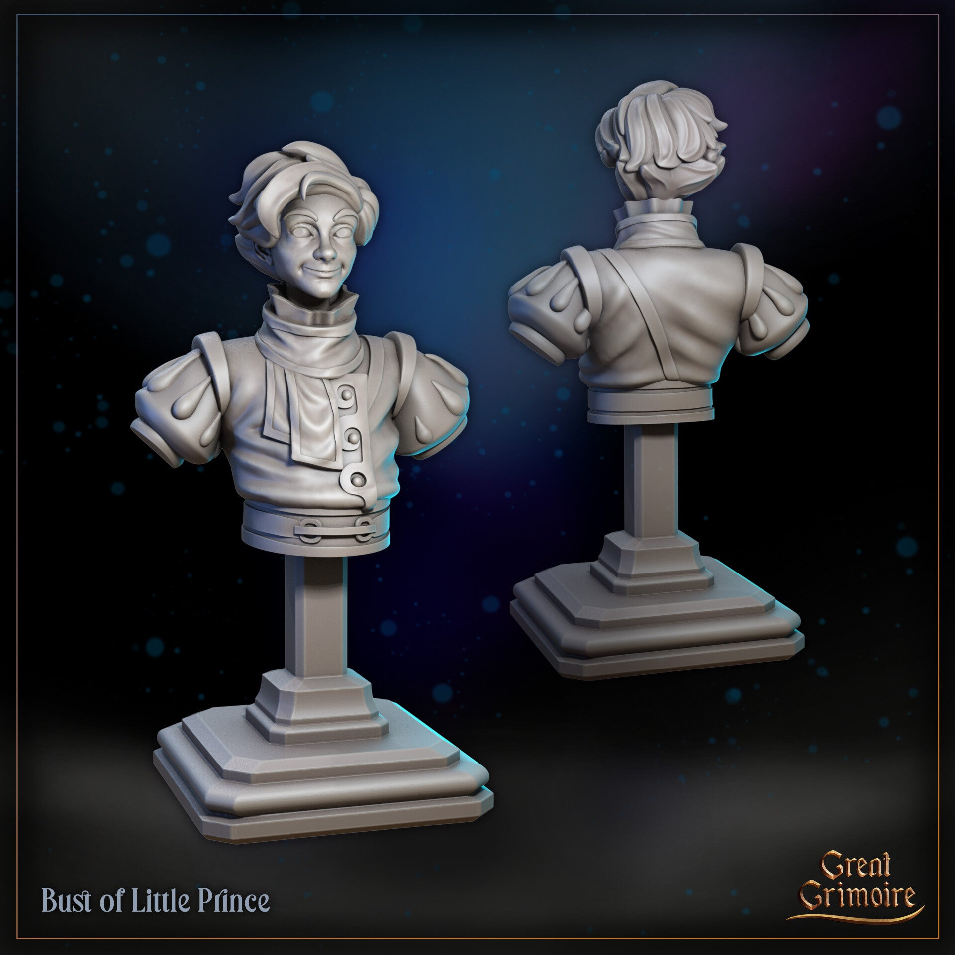 Little Kingdom - Prince Lior - Bust - by Great Grimoire