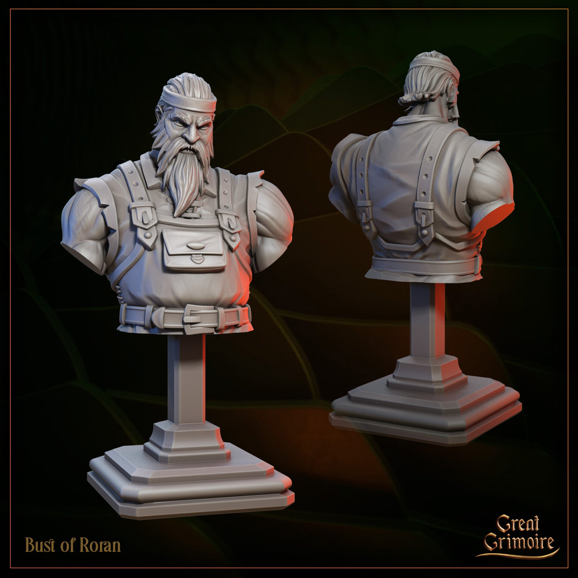 Wing Forge - Roran - Bust - by Great Grimoire