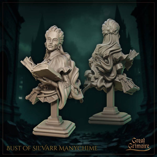 The City of Lost Souls - Sil Varr Manychime - Bust - by Great Grimoire