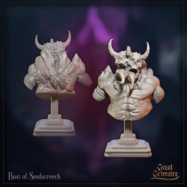 Dark Messiah - Soulscreech - Bust - by Great Grimoire