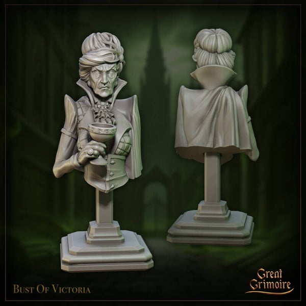Whispers of the Riot - Victoria Iron Lady Sharford - Bust - by Great Grimoire