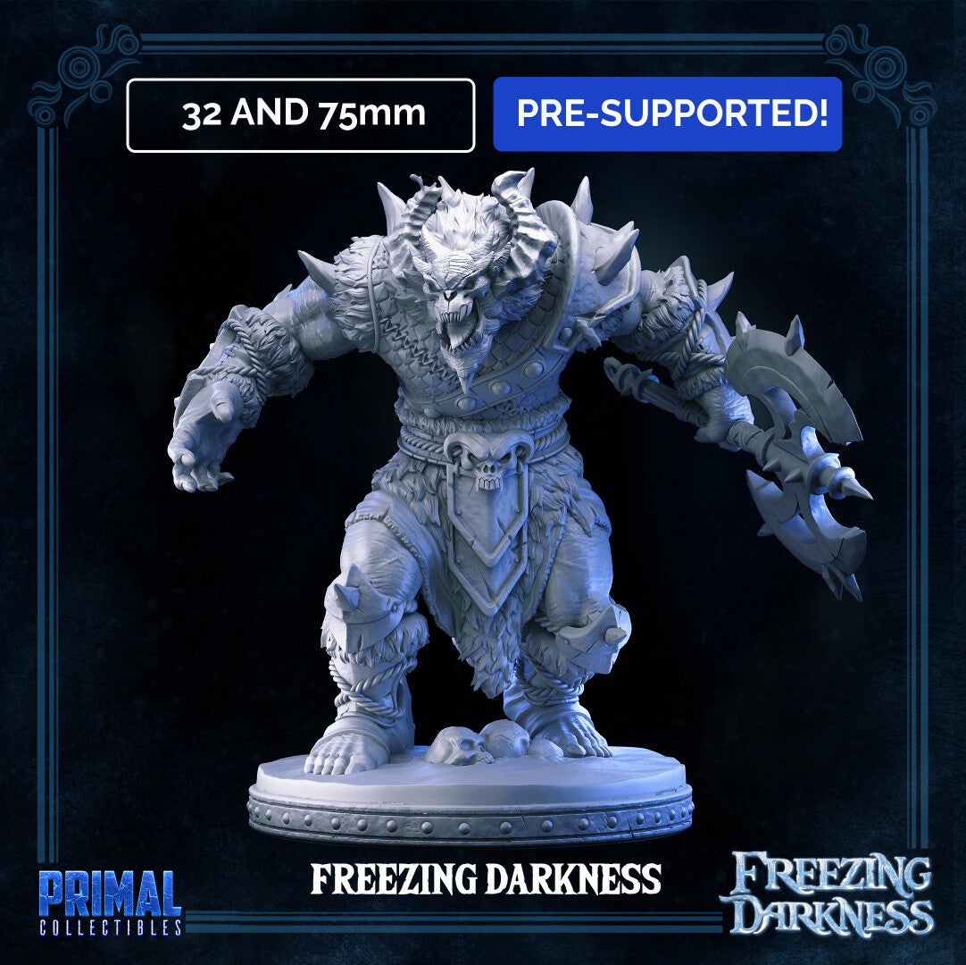 Freezing Darkness - Freezing Darkness Boss - 32mm/75mm - by Primal Collectibles