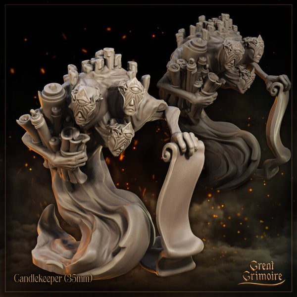 Shadows of the Frontline - Candlekeeper - 32mm - by Great Grimoire