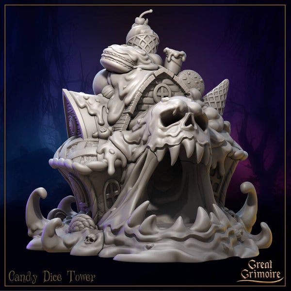 Candy Crime - Candy Dice Tower (ca. 180mm tall)