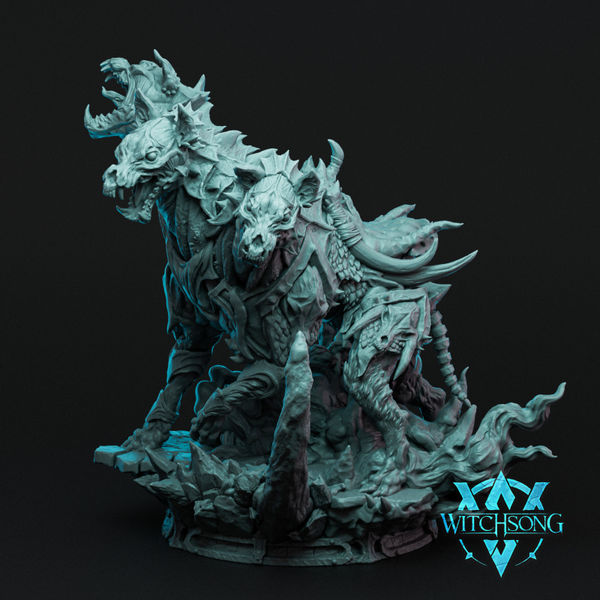 Cerberus - 32mm Scale Gigantic - by Witchsong Miniatures