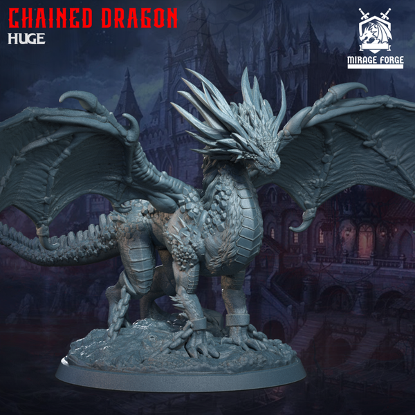 Chained Dragon (Huge) - by Mirage Forge