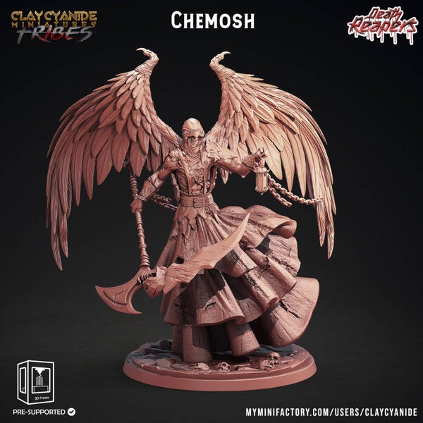 Death Reapers - Chemosh - 32mm Huge model - by Clay Cyanide
