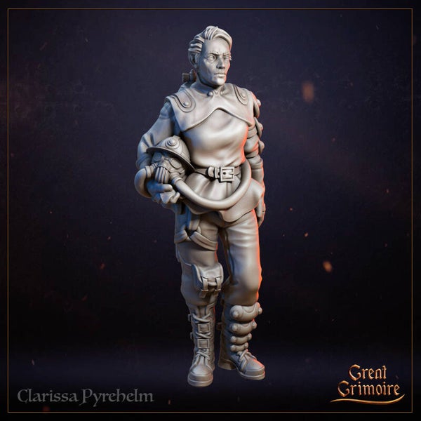 City 451 - Clarissa Pyrehelm - 32mm - by Great Grimoire