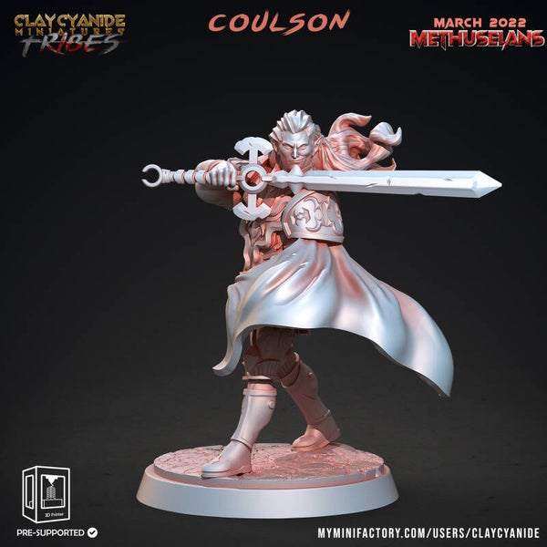Methuselans - Coulson - 32mm model - by Clay Cyanide