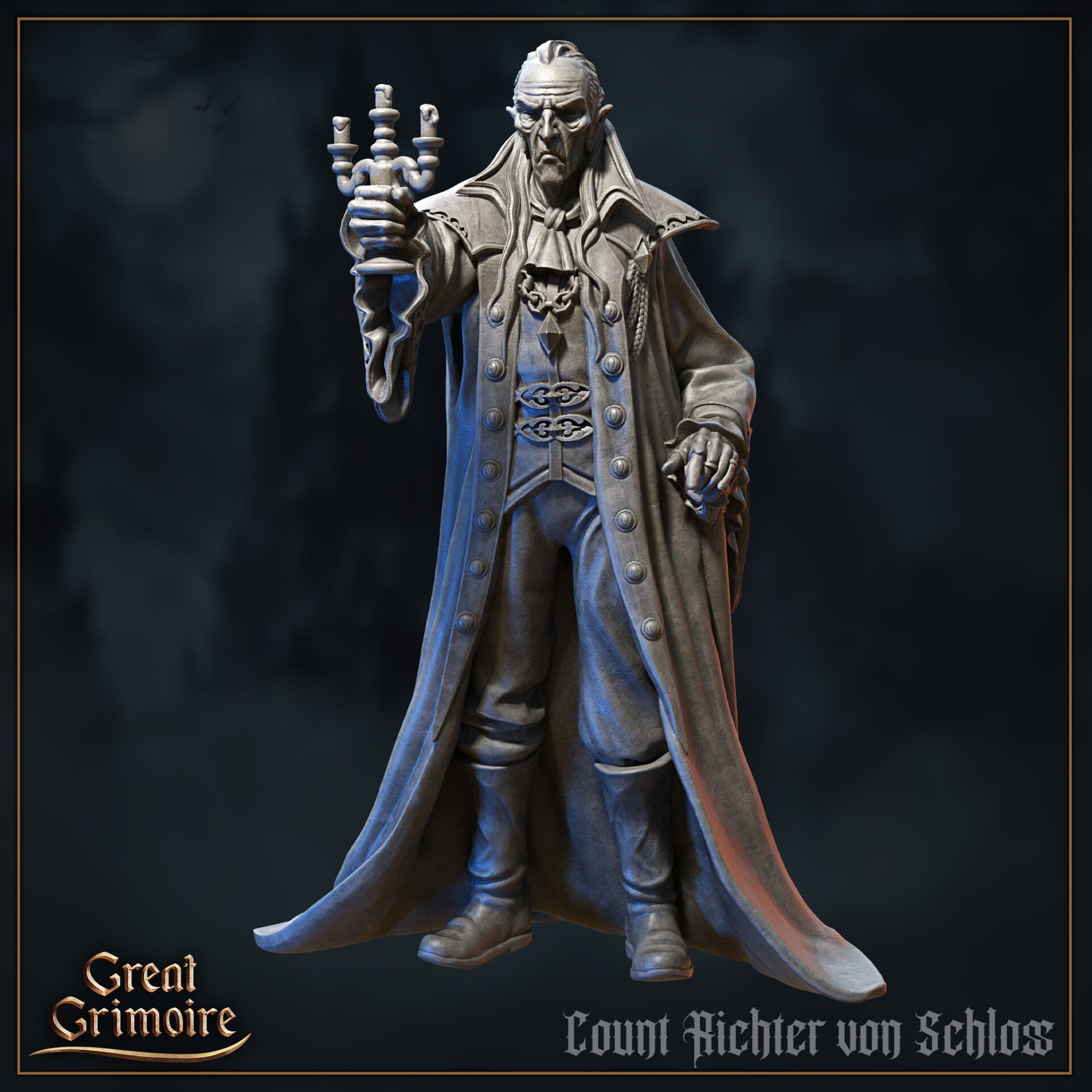 Cursed in Stone - Count Richter von Schloss - 32mm - by Great Grimoire