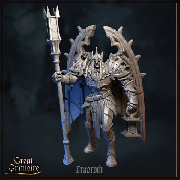 Cursed in Stone - Crazroth - 32mm - by Great Grimoire