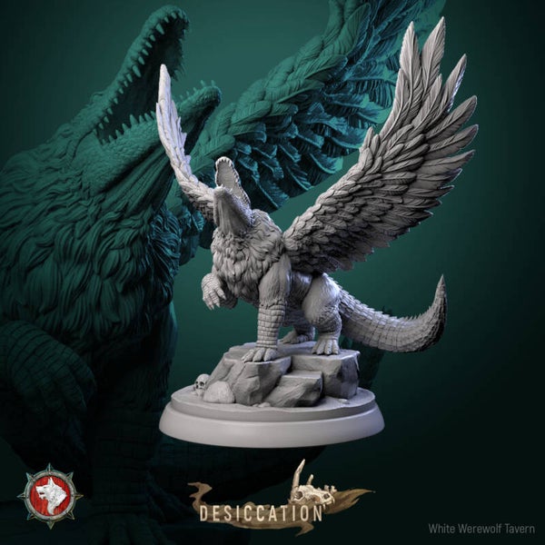 Desiccation - Crocosphinx - 32mm Large